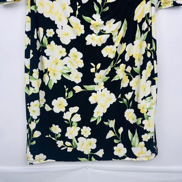 Lauren Ralph Lauren Floral Print Sheath Dress Size 6 - Picture 2 of 12